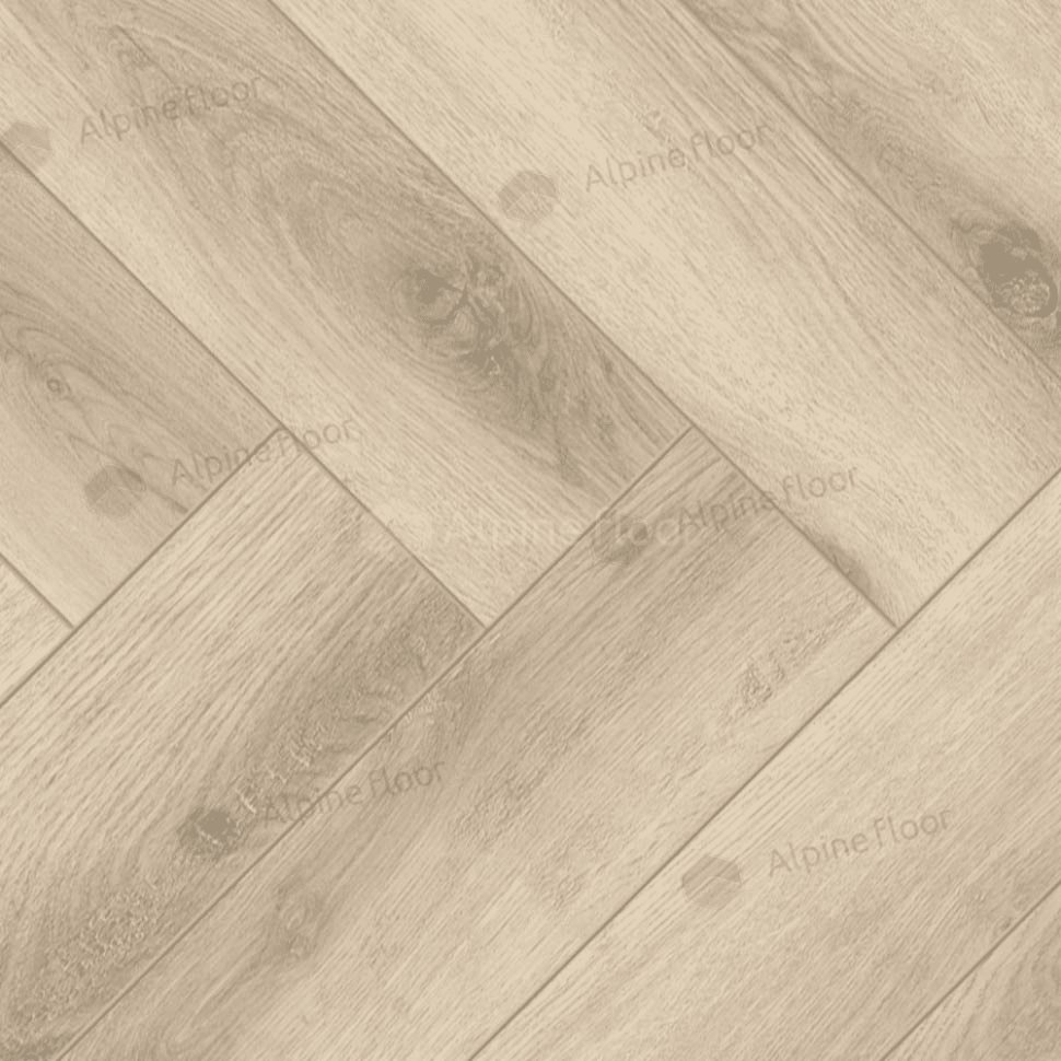 Ламинат "Alpine Floor" Herringbone 12 PRO Дуб Орлеан (606*101*12 мм) — купить в Москве