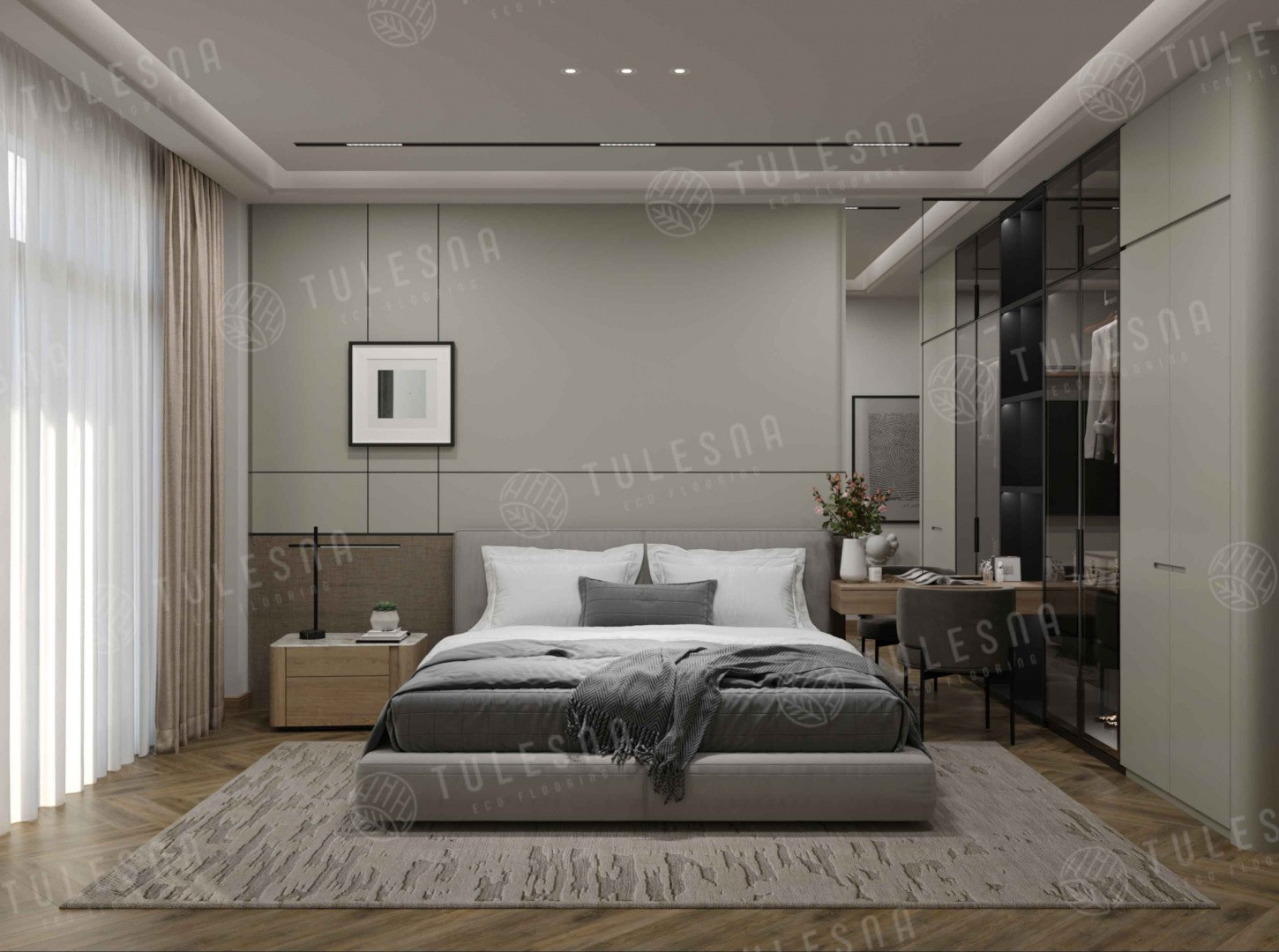 Кварцвиниловая плитка LVT "Tulesna"  Divino (590*118*2,5 мм) — купить в Москве