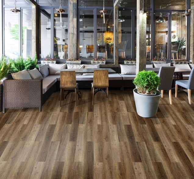 SPC ламинат "CronaFloor" Wood 4V Дуб Чак (1200*180*4 мм) — купить в Москве