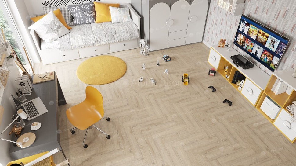 Виниловая плитка "Alpine Floor" Parquet LVT Дуб Медия (590*118*2,5 мм) — купить в Москве