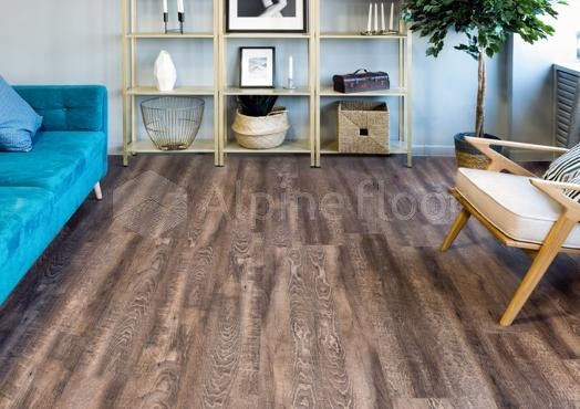 Кварцвиниловая плитка "Alpine Floor" Дуб Миндаль  (1219*184*2мм) — купить в Москве