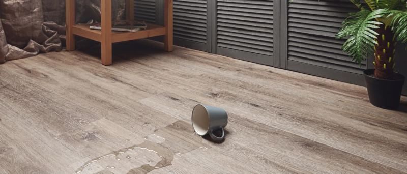 Кварцвиниловая плитка "Aquafloor" AF6041 Glue (1219,2*177,8*2 мм) — купить в Москве