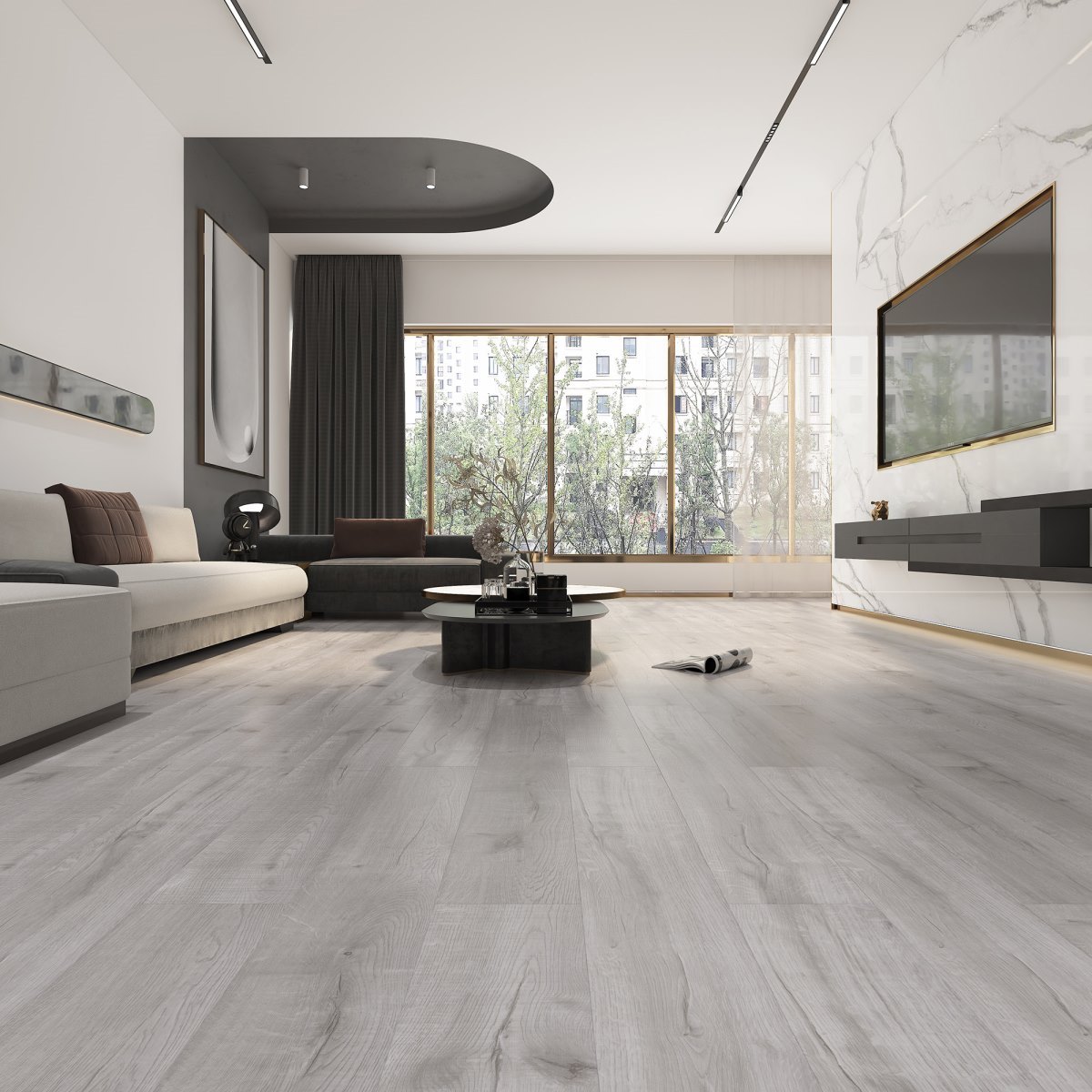 SPC ламинат "OneFloor" ЕСО 5050 (4V фаска) (1220*184*4 мм) — купить в Москве