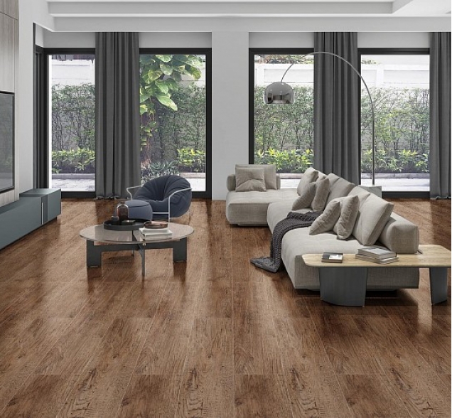 SPC ламинат "CronaFloor" Nano 4V Дуб Античный (1200*180*3,5 мм) — купить в Москве