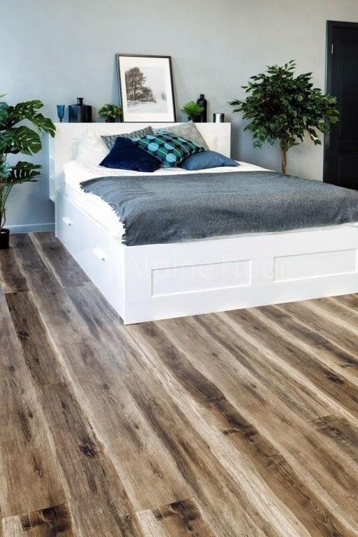 Кварцвиниловая плитка "Alpine Floor" Орех Светлый (1219*184*3мм) — купить в Москве