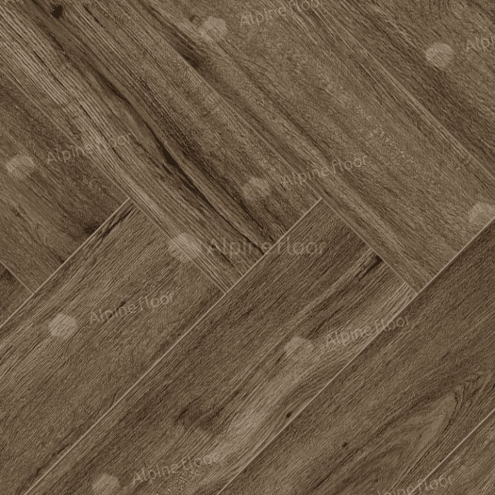 Ламинат "Alpine Floor" Herringbone 12 PRO Дуб Бордо (606*101*12 мм) — купить в Москве