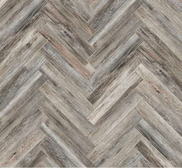 Виниловый ламинат SPC "Cronafloor" Herringbone Дуб Реймс (640*128*4,5 мм) — купить в Москве