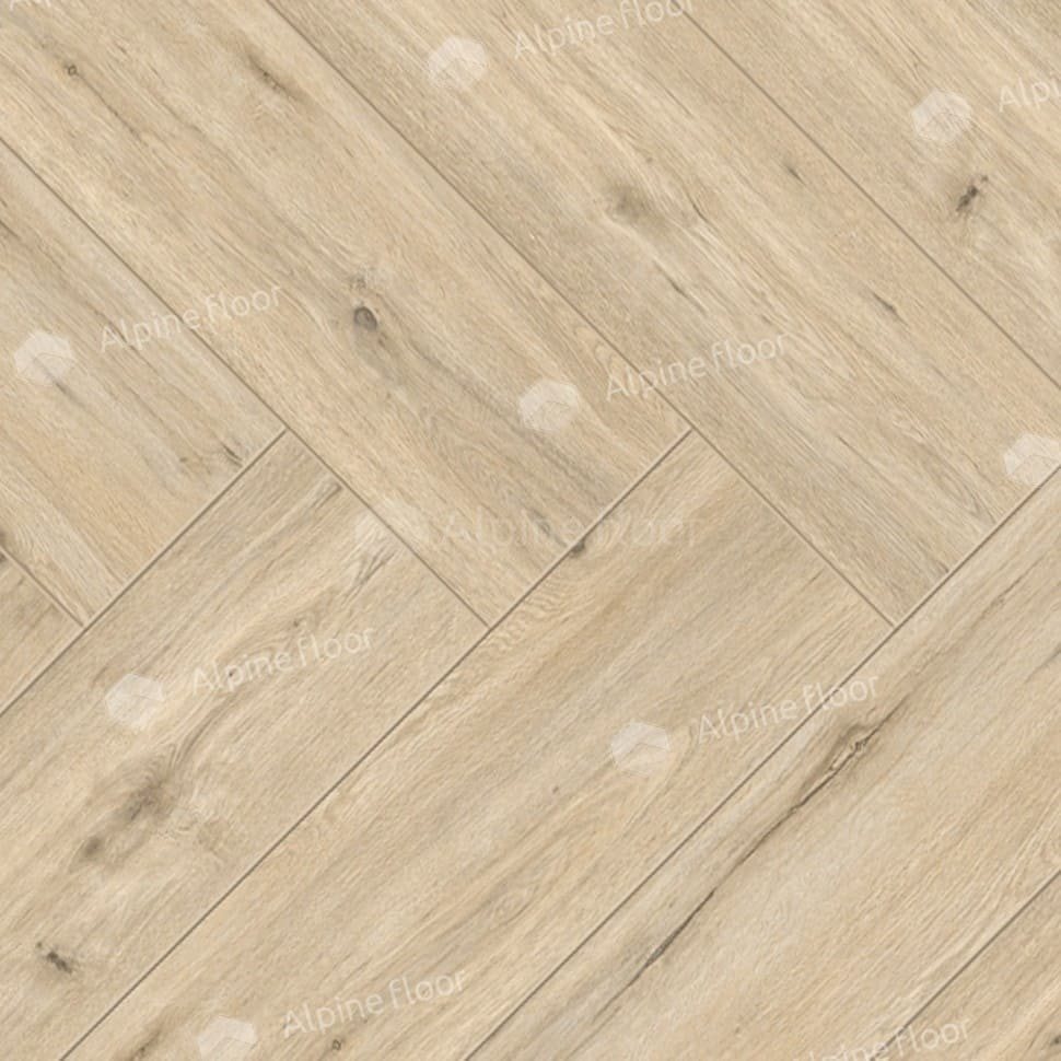 Ламинат "Alpine Floor" Herringbone Дуб Лион (606*101*8 мм) — купить в Москве