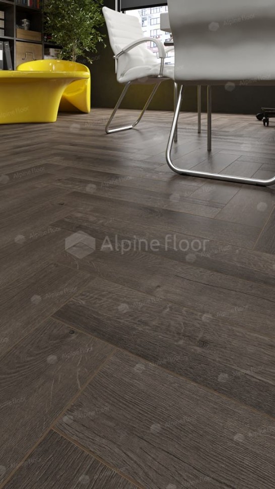 Виниловая плитка "Alpine Floor" Parquet LVT Дуб Антарес (590*118*2,5 мм) — купить в Москве