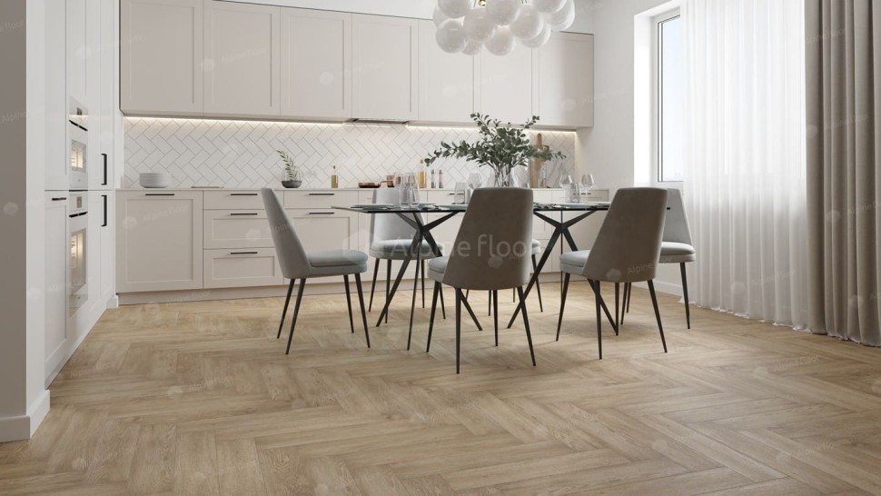 Виниловая плитка "Alpine Floor" Parquet LVT Дуб Ваниль Селект (590*118*2,5 мм) — купить в Москве