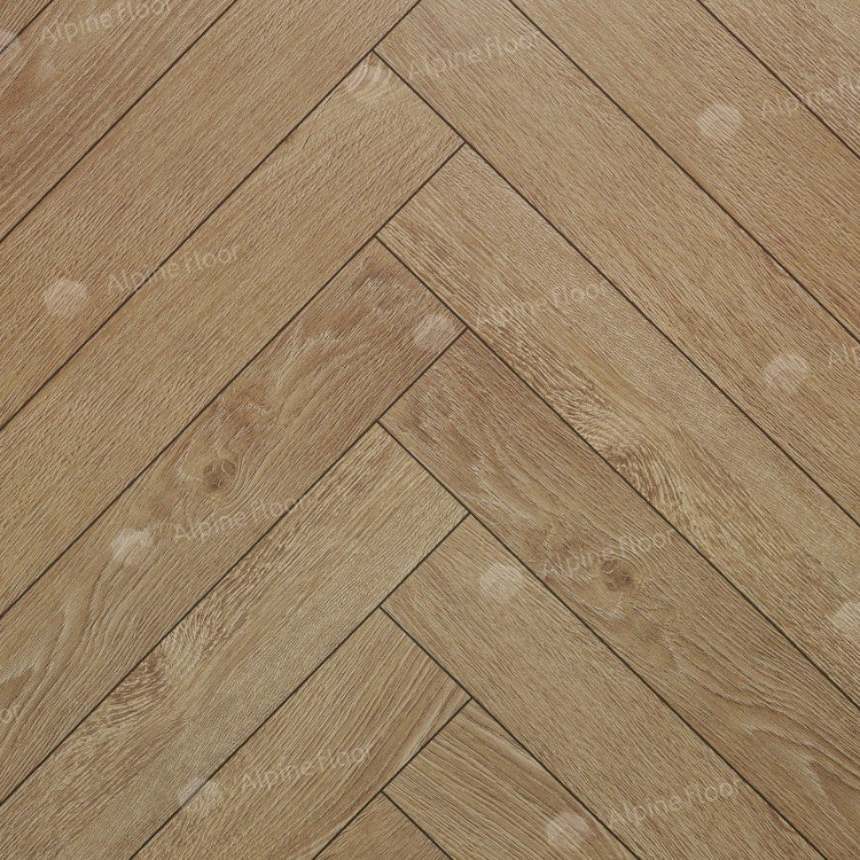 Ламинат "Alpine Floor" Herringbone 12 Дуб Тироль (600*100*12 мм) — купить в Москве