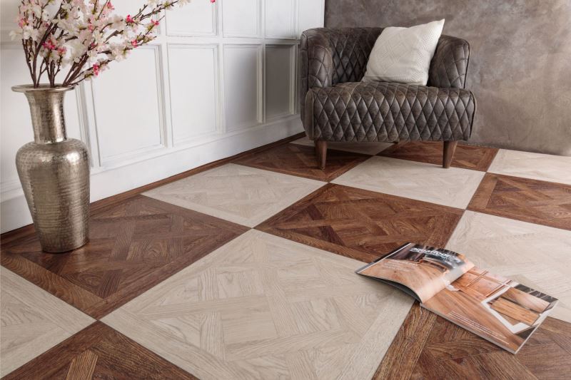 Замковая ПВХ плитка "Aquafloor" AF7001VS (600*600*7 мм) — купить в Москве