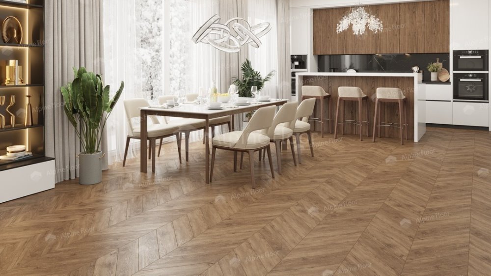 LVT плитка "Alpine Floor" Гевуина (555*127*2,5 мм) — купить в Москве