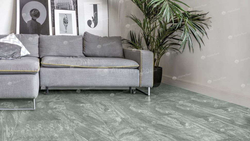 Виниловая плитка "Alpine Floor" Light Stone Хэмпшир (608*303*2,5 мм) — купить в Москве