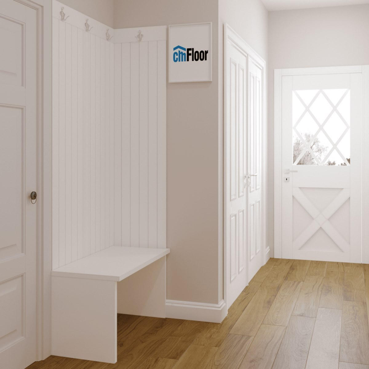 Виниловое напольное покрытие ScandiWood 04 Орех Американский (180*1220*5 мм) — купить в Москве