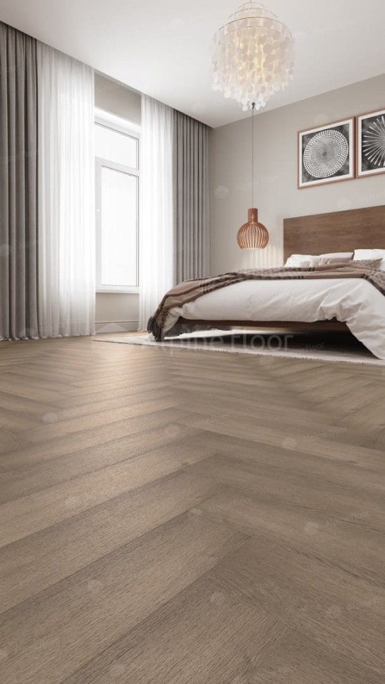 Виниловая плитка "Alpine Floor" Parquet LVT Дуб Насыщенный (590*118*2,5 мм) — купить в Москве