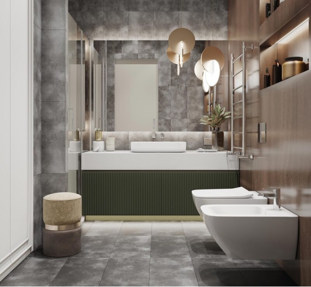 SPC ламинат "CronaFloor" Stone 4V Торнадо Дымчатый (600*300*4 мм) — купить в Москве