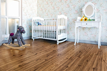 Замковая ПВХ плитка "Alpine Floor" Дуб классический  (1220*183*4мм) — фото и характеристики